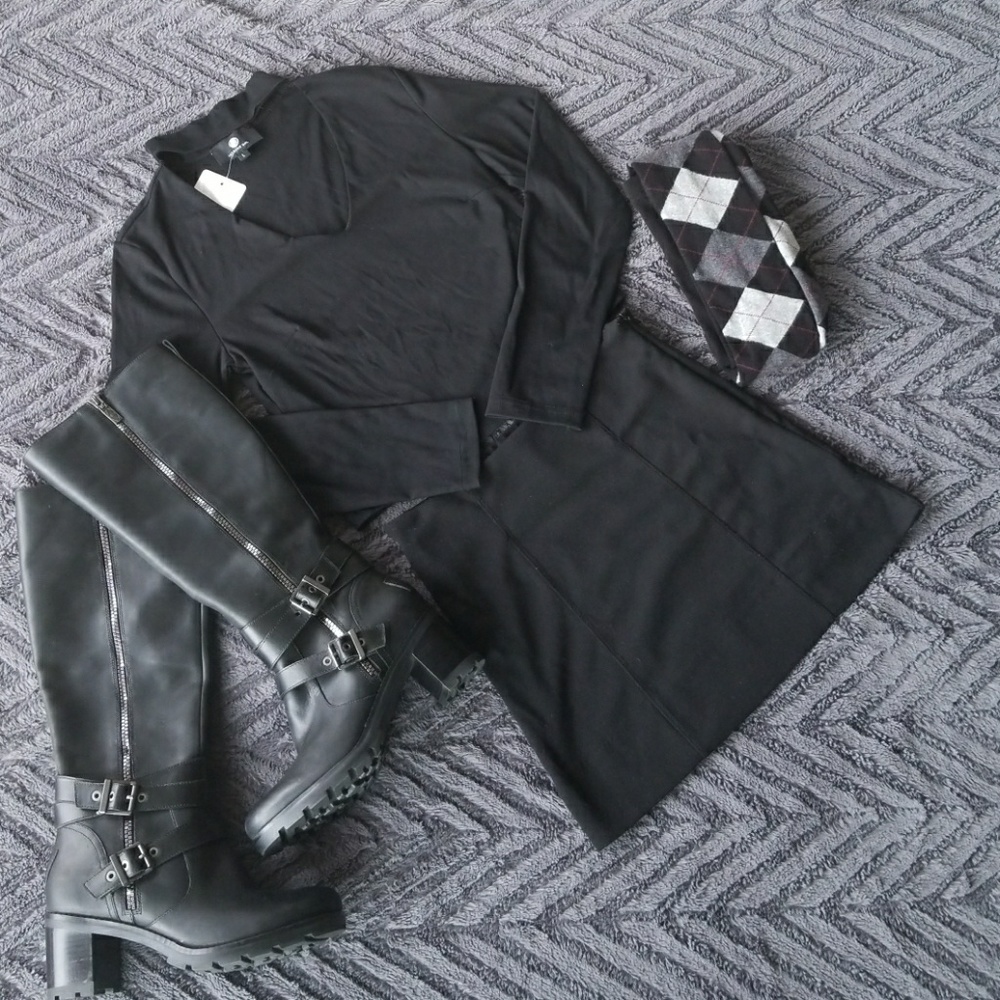 Black Mini Skirt By Forever 21